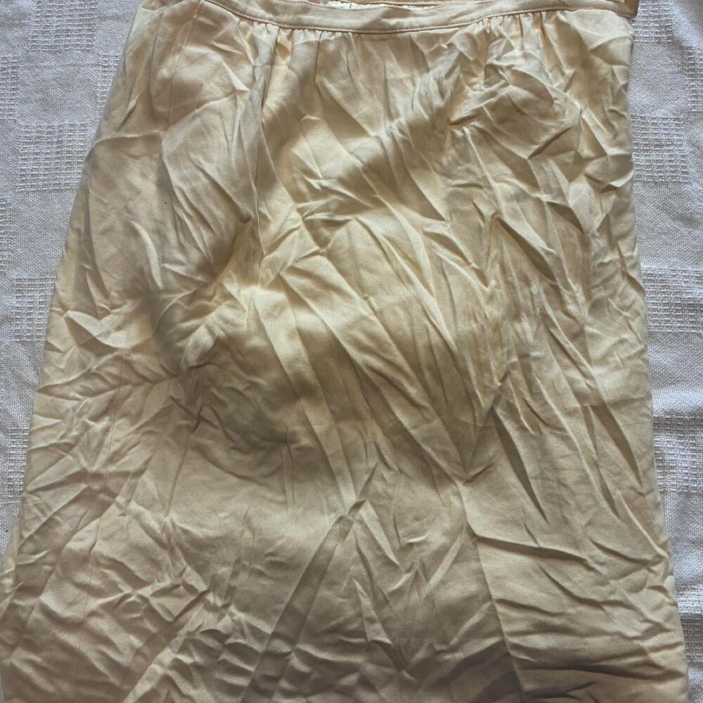 Pendleton Women's Cream and Yellow Skirt